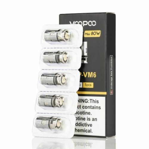 Genuine VooPoo VINCI PnP Mesh Coil VM6 0.15ohm 60–80W Pk of 5x Replacement Coil