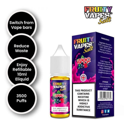 Fruity Juice Nic Salt 10ml Vape E Liquid 10mg Vape Juice 50/50 VG/PG