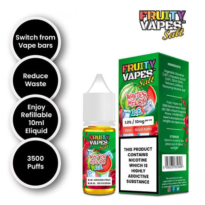 Fruity Juice Nic Salt 10ml Vape E Liquid 10mg Vape Juice 50/50 VG/PG