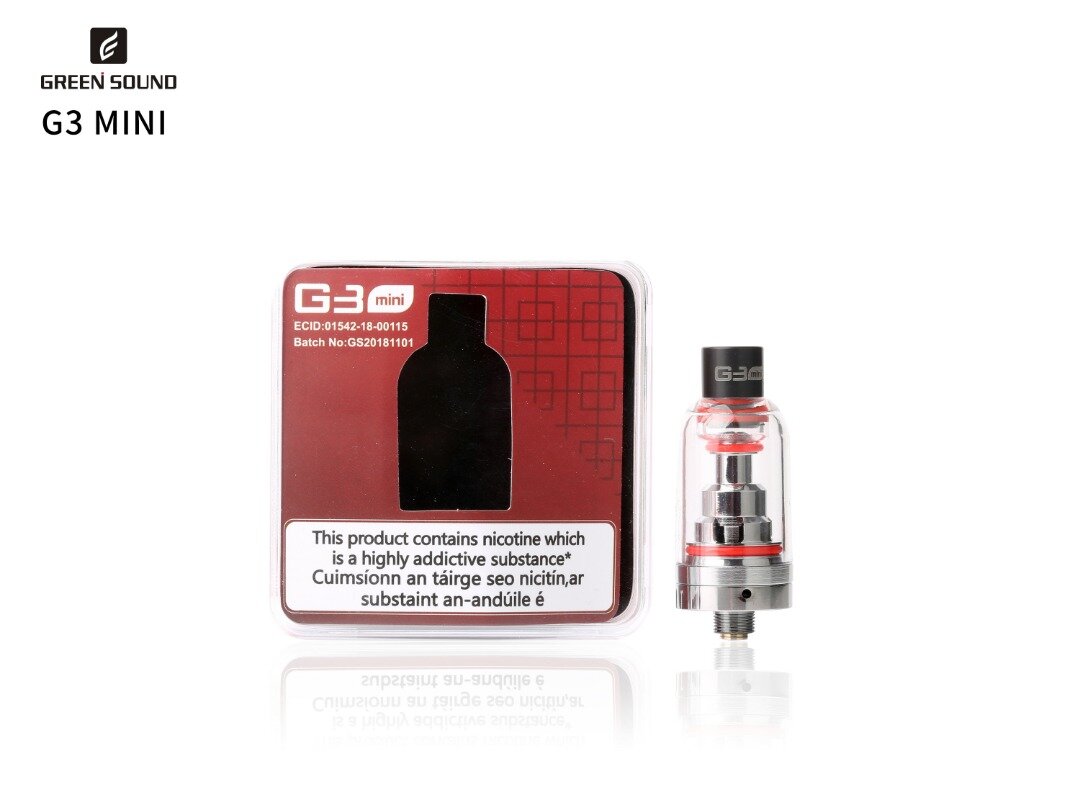 Genuine Green Sound G3 Mini Tank 2ml Capacity New