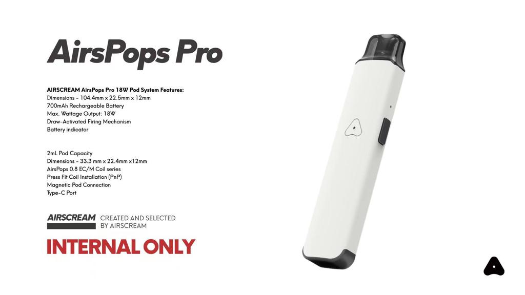 Airscream AirPops Pro Vape Kit