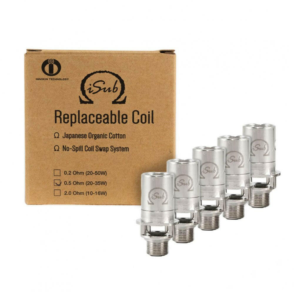 Innokin iSub & iSub G Replacement Coils 0.5 & 0.2 Ohm.