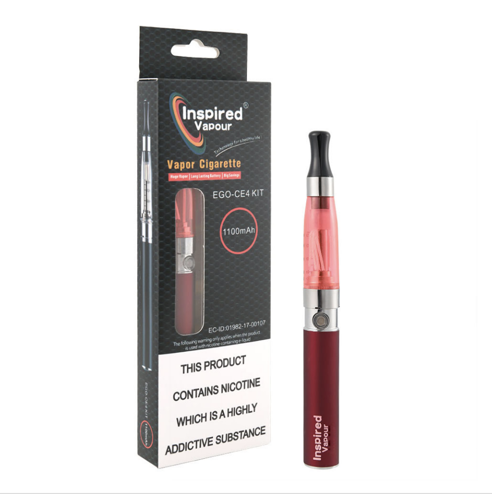 Inspired Vapour EGO CE4 Atomisers Vape Pens 1100mAh Vape