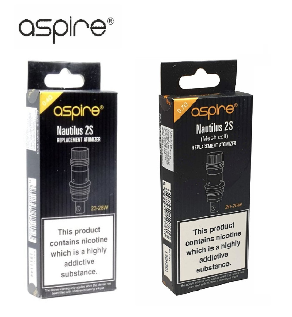 Aspire Nautilus 2S Mesh Coil 0.7ohm & 0.4ohm Pack of 5x Replacement Vape Coils