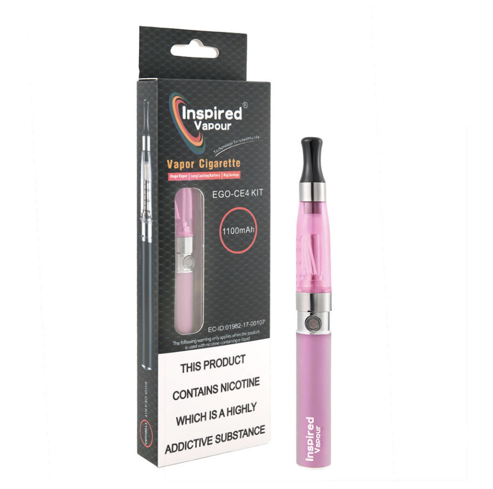 Inspired Vapour EGO CE4 Atomisers Vape Pens 1100mAh Vape