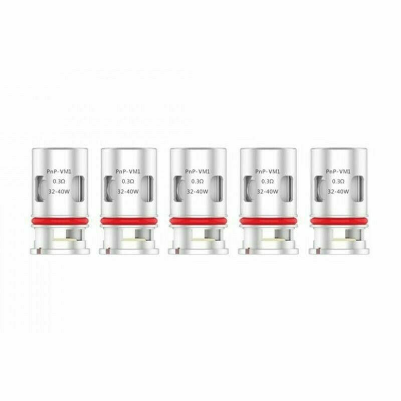 VooPoo VINCI PnP Single Mesh VM1 0.3ohm Coils 32–40W Pack of 5x Replacement Coil