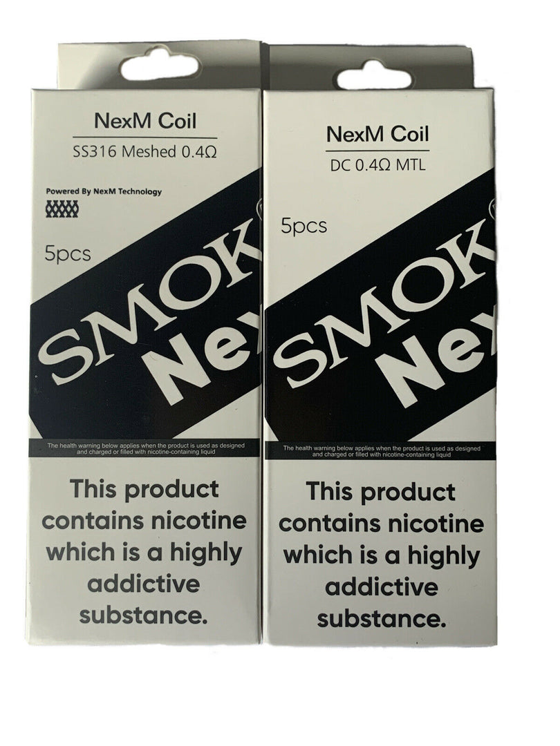 Smok & OFRF nexMesh Replacement Coils | SS316 Mesh 0.4Ω | DC MTL 0.4Ω | Pack of 5x |