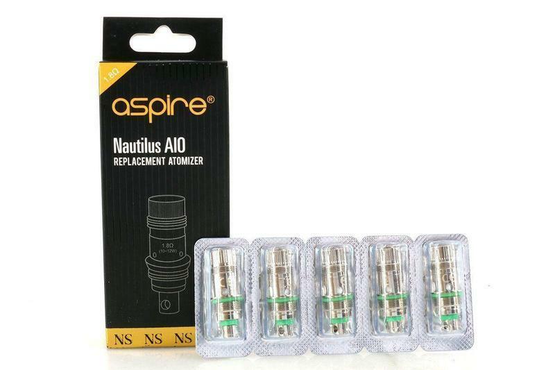 Aspire Nautilus AIO Coil 1.8ohm Pack of 5x Atomizer Replacement Head Vape Coil