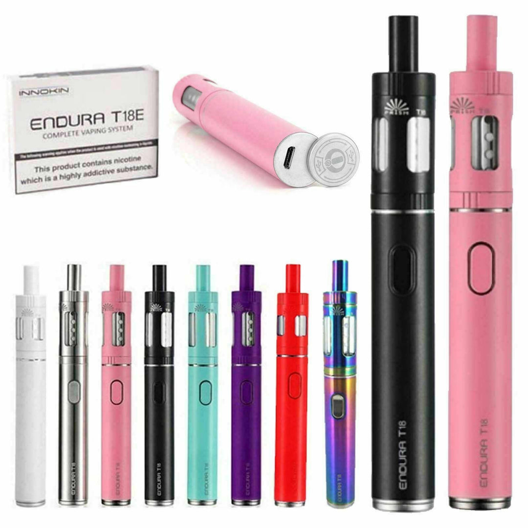 Innokin Endura T18E Vape Pen Starter Kit |1000mAh Battery| 0R 2ml T18E Tank TPD