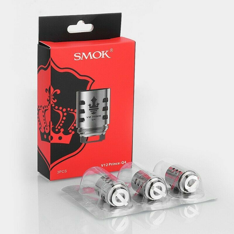 Smok TFV12 Prince Q4 0.4ohm Coil for V12 Prince Tank Pack of 3x Replacement Coil