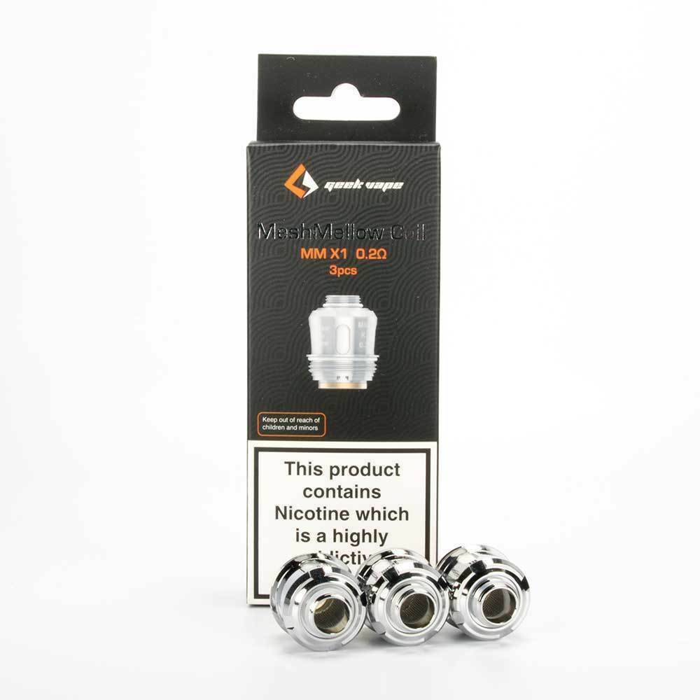 Geekvape® MeshMellow MM X1 Alpha E Cig Mod Vape Coils | 0.2Ω | 3x |