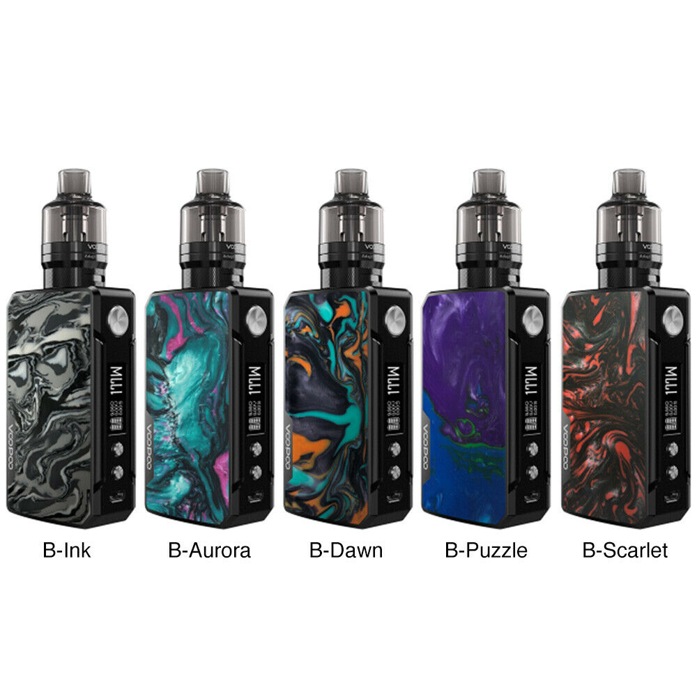 Voopoo Drag 2 Kit 177W E-Cigarette Mod Pod Vape Kit All Colours -Refresh Edition