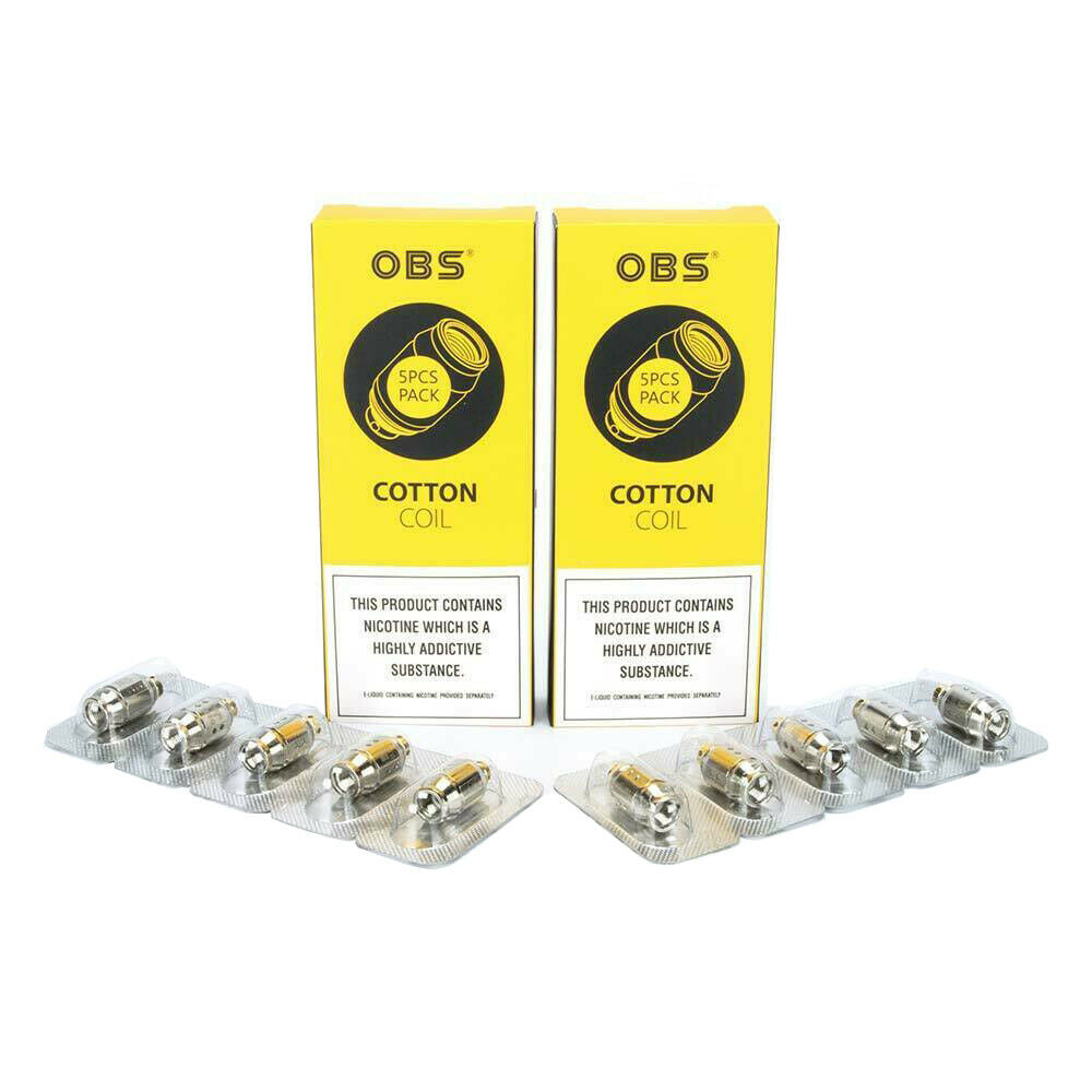 OBS KFB 2- S1 Or N1 Real Coil Atomisers Pack of 5x Replacement Coils