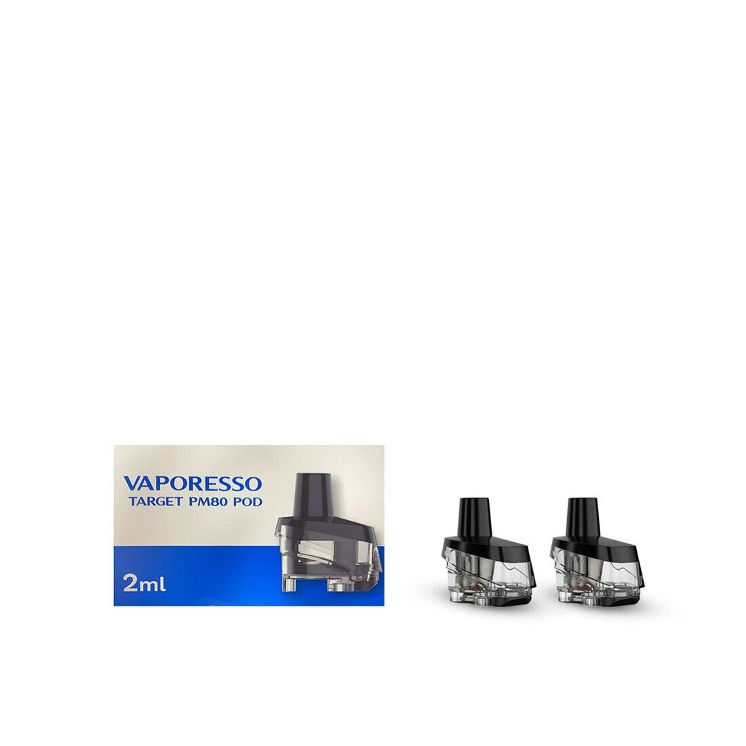 Vaporesso Target PM80 Pods | 2ml Capacity | 2x | Replacement Pods - TPD Compliant