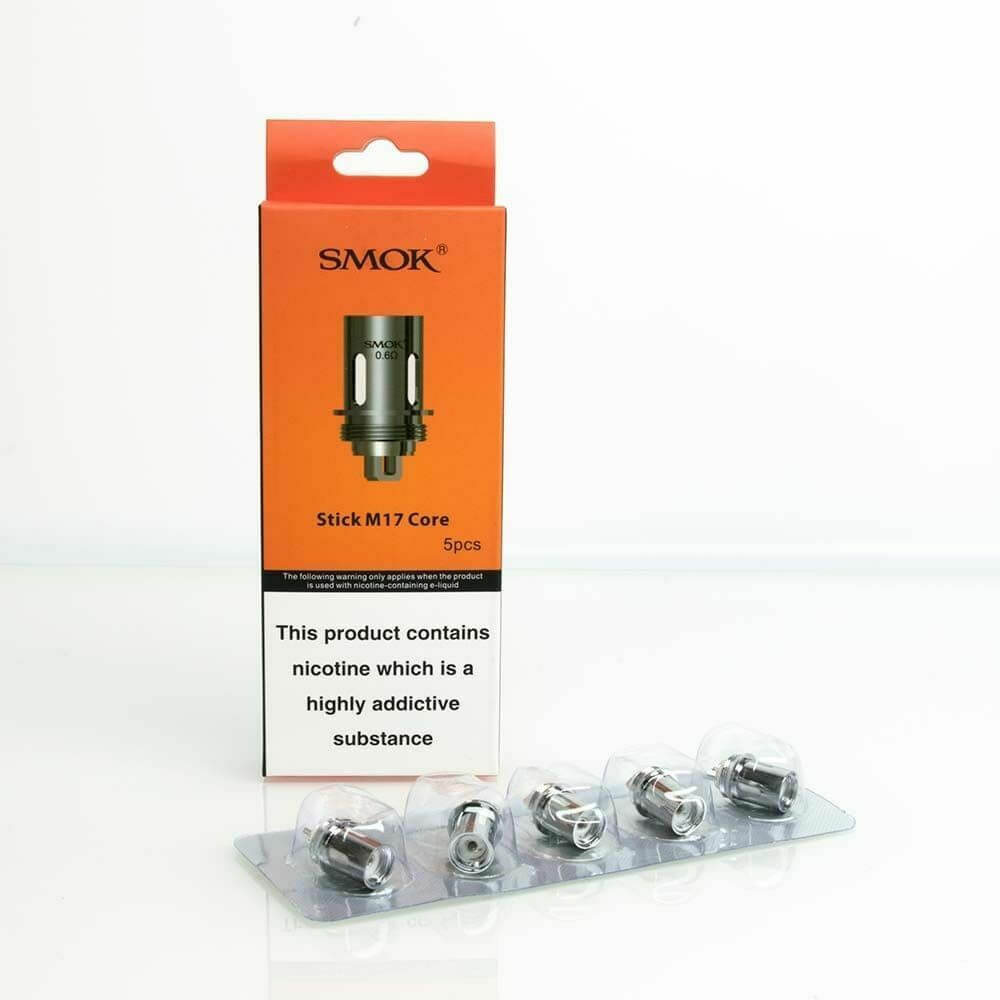 100% Original SMOK Stick M-17 Core Coils | 0.6Ω Replacement Coils Pack of 5