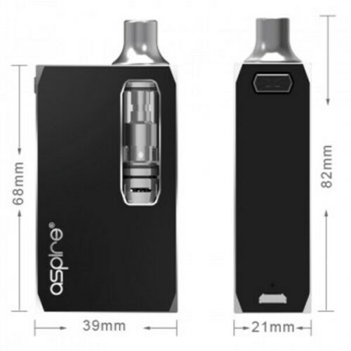 Aspire K1 Stealth Vape E-Cigarette Starter Kit - 1000mAh Battery + Aspire K1 Plus Tank