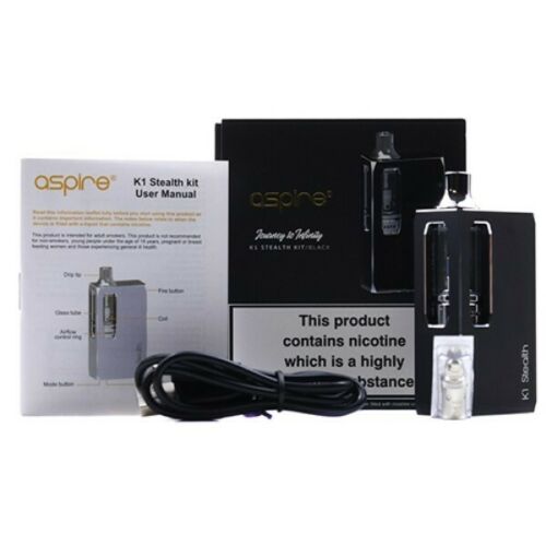 Aspire K1 Stealth Vape E-Cigarette Starter Kit - 1000mAh Battery + Aspire K1 Plus Tank