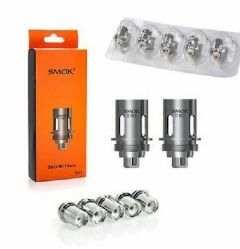 100% Original SMOK Stick M-17 Core Coils | 0.6Ω Replacement Coils Pack of 5