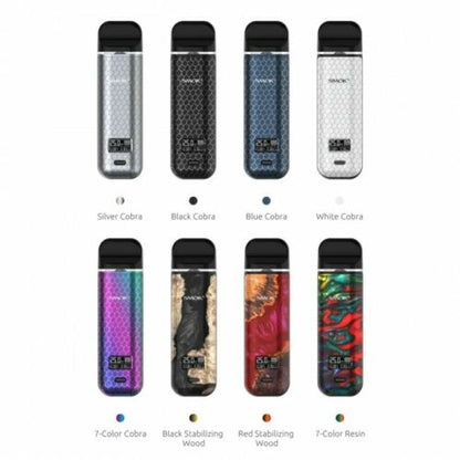 Smok Novo X Kit 25W Vape Pod 800mAh Battery 2ml Tank OR Novo X Replacement Pods