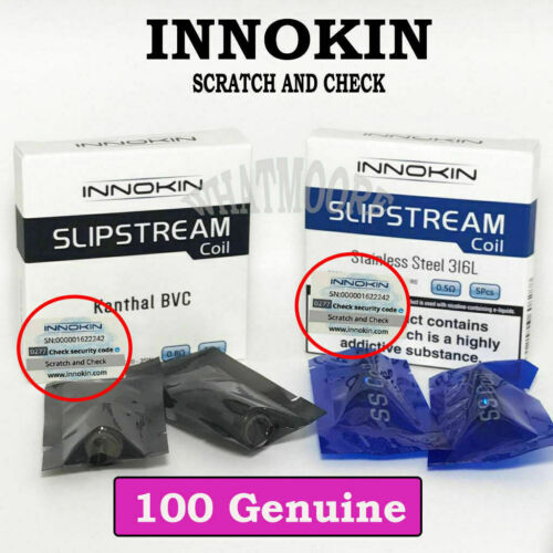 Innokin Slipstream Coils ITaste Kroma Coils Pack SS 316L 0.5 OR 0.8ohm Kanthal BVC