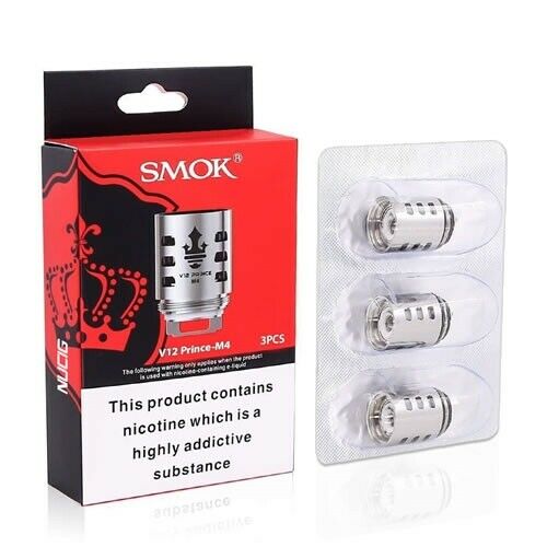 SMOK TFV12 Prince M4 Coil 0.17ohm Pack of 3x Replacement Vape Coil -100% Genuine