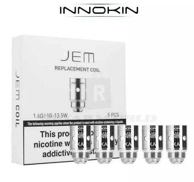 INNOKIN JEM COILS - Authentic 1.6Ω 10W-13.5W Coils Pack