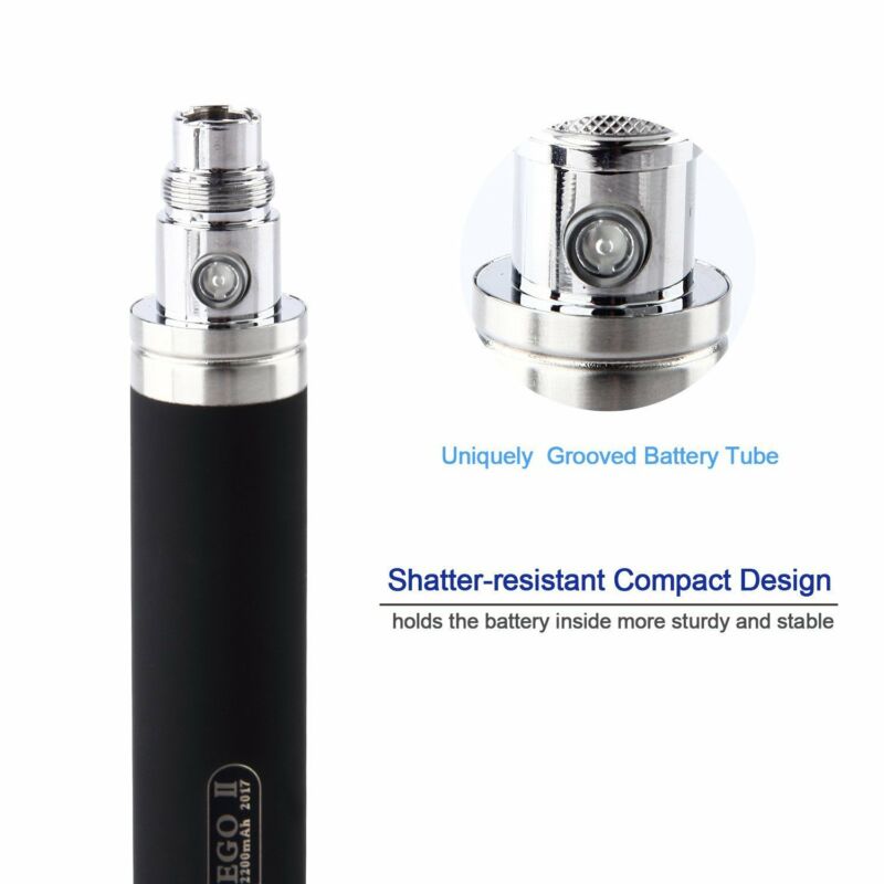 GS EGO II 2200mAh - Long USB Charger and H2S Atomizer  **Mega Kit**