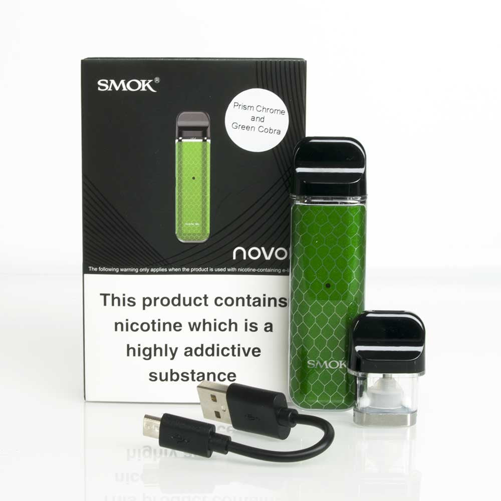 Genuine SMOK NOVO Pod 450 mAh Vape Kit In 2ml Tank - On Sale.