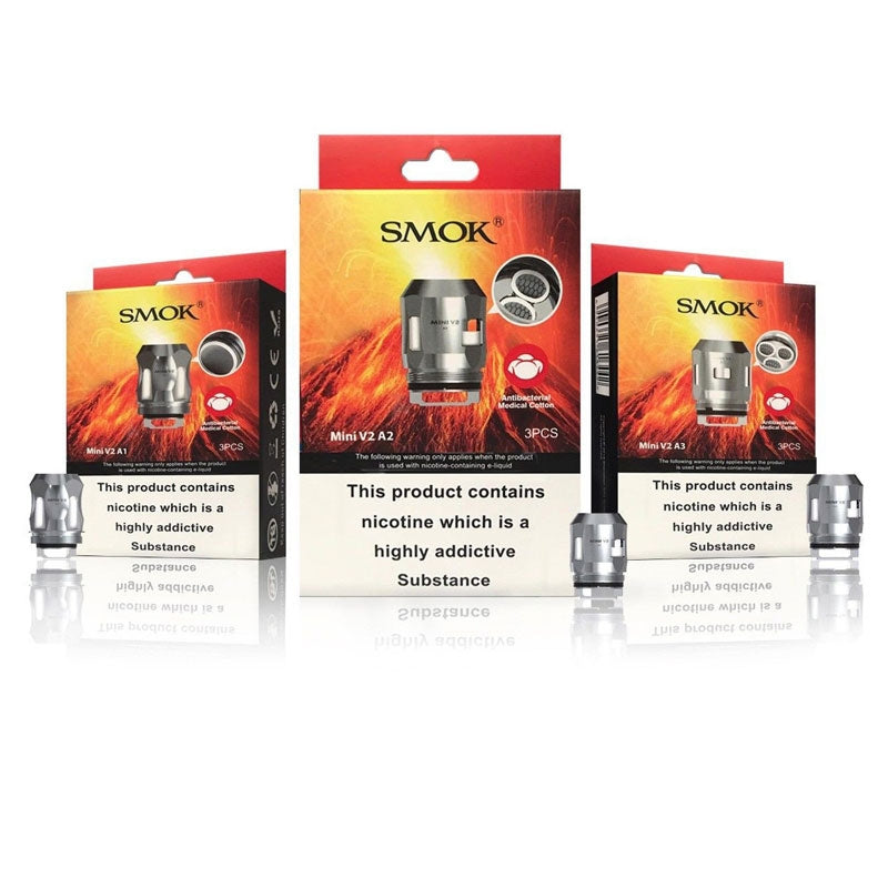 SMOK Mini V2 A1 A2 A3 Coils For R-Kiss & Species Tank Pack of 3x.