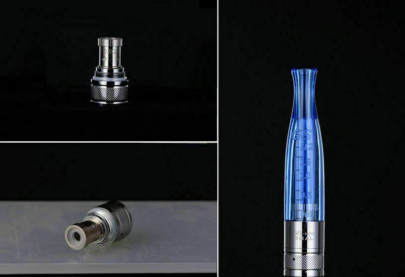 GS H2S Dual Core Atomizer Clearomizer 1x E-Cigarette E-Shisha Vape Hookah