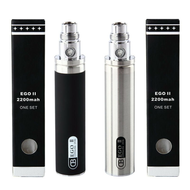 2x GS EGO 2200mAh OR 3200mAh Battery With Atomiser & USB Charger - **Dual Pack Mega Kit**